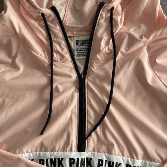 PINK Victoria Secret Anorak Windbreaker Jacket Sz Xs/S - Picture 4 of 9